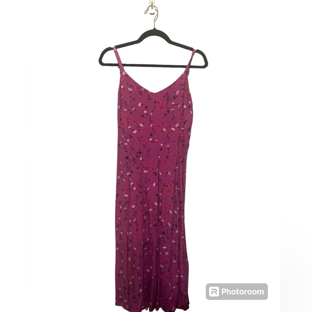 CLEARANCE GAP Pink Floral Maxi Sundress Size Small